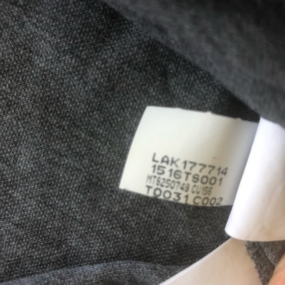 Brunello Cucinelli Denim Popover Vneck Polo S Gray - Picture 11 of 16